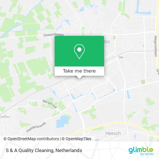 S & A Quality Cleaning map