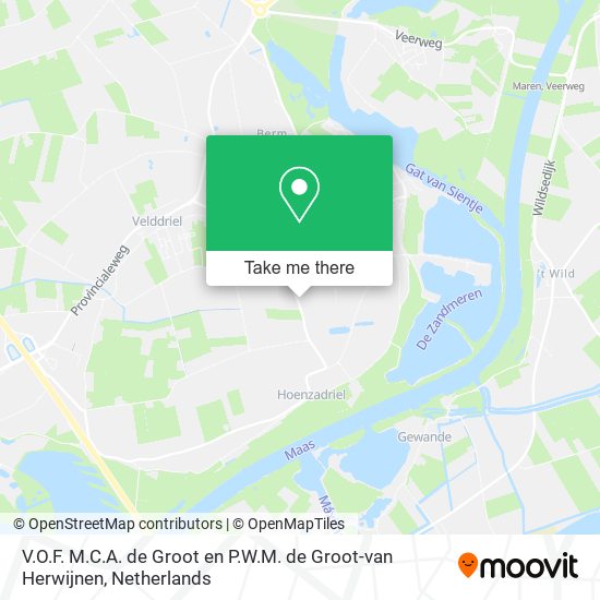 V.O.F. M.C.A. de Groot en P.W.M. de Groot-van Herwijnen map