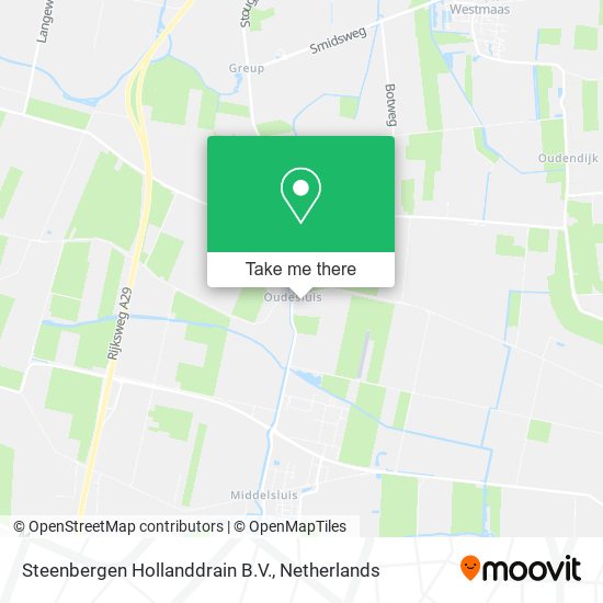 Steenbergen Hollanddrain B.V. map