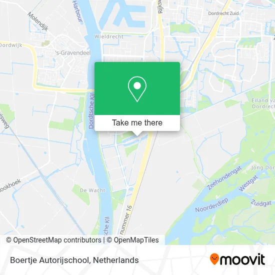 Boertje Autorijschool map