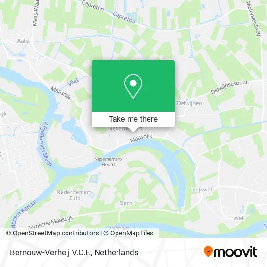 Bernouw-Verheij V.O.F. map