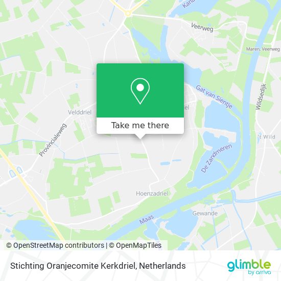 Stichting Oranjecomite Kerkdriel Karte