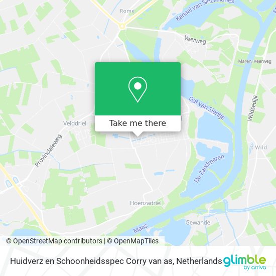 Huidverz en Schoonheidsspec Corry van as Karte