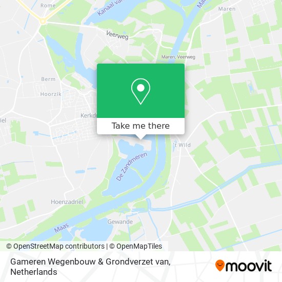 Gameren Wegenbouw & Grondverzet van map