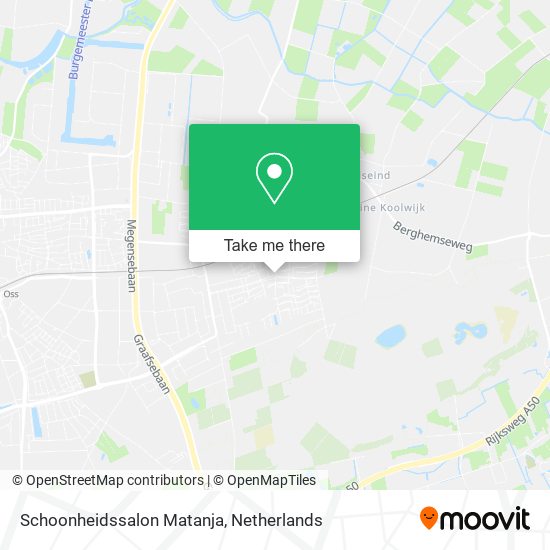 Schoonheidssalon Matanja map
