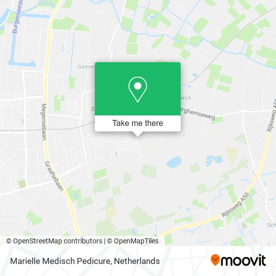 Marielle Medisch Pedicure map