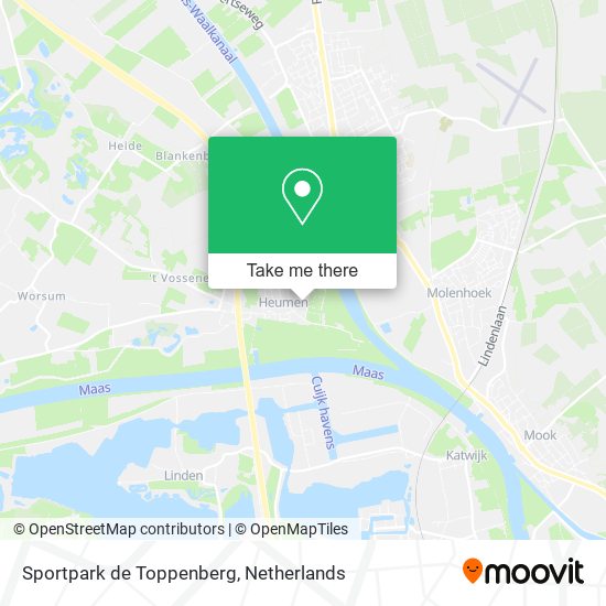 Sportpark de Toppenberg map