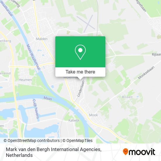 Mark van den Bergh International Agencies map