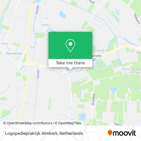 Logopediepraktijk Almkerk Karte