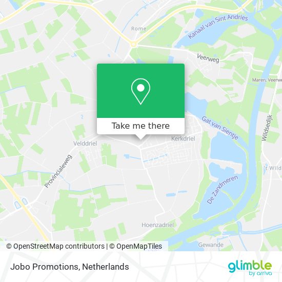 Jobo Promotions map