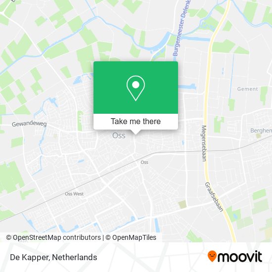 De Kapper map