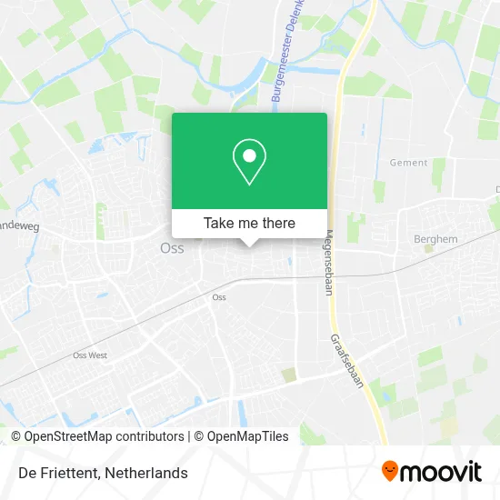 De Friettent map