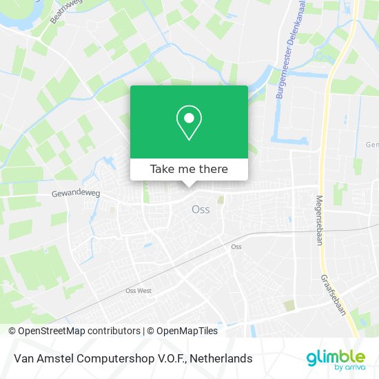 Van Amstel Computershop V.O.F. map