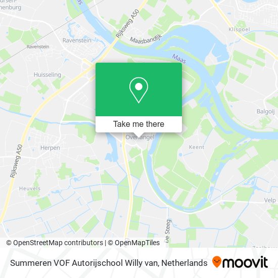 Summeren VOF Autorijschool Willy van map