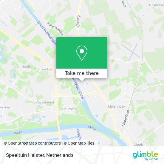 Speeltuin Halster map