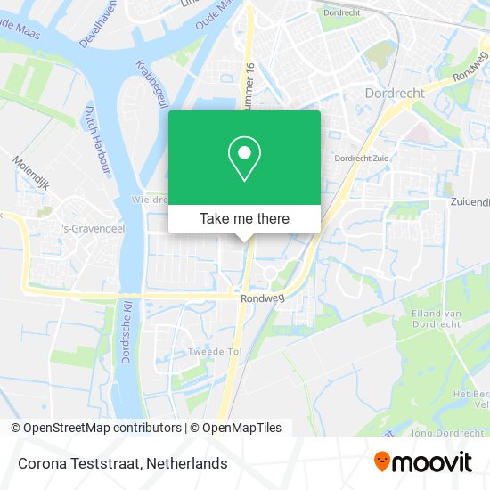 Corona Teststraat map