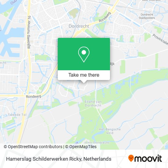 Hamerslag Schilderwerken Ricky map