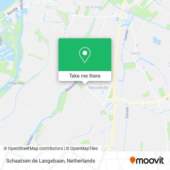 Schaatsen de Langebaan map