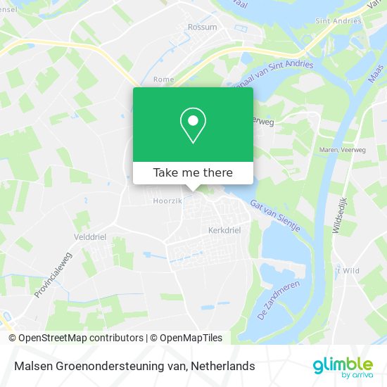 Malsen Groenondersteuning van map