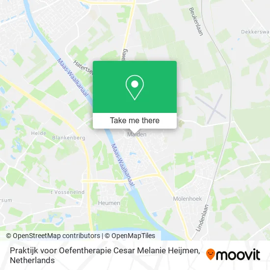 Praktijk voor Oefentherapie Cesar Melanie Heijmen map