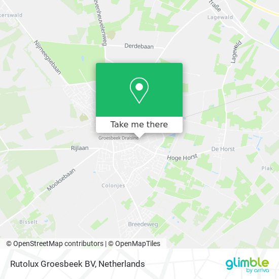 Rutolux Groesbeek BV map