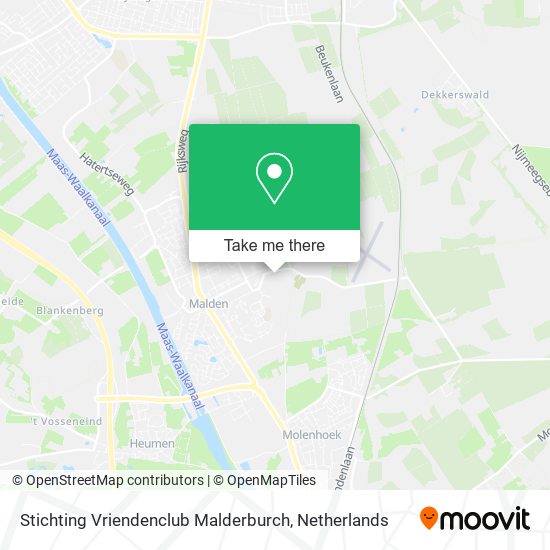 Stichting Vriendenclub Malderburch map