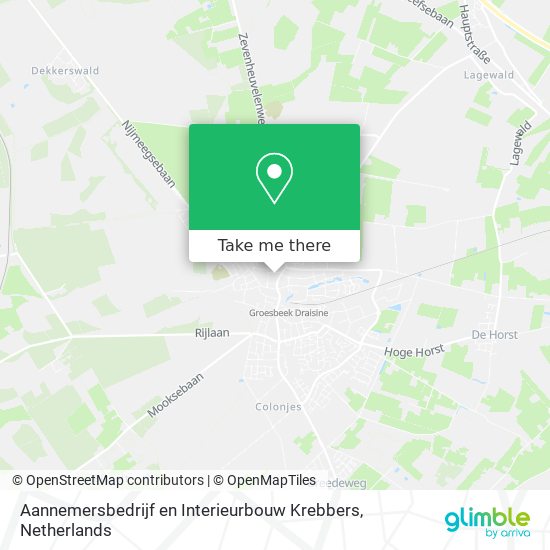 Aannemersbedrijf en Interieurbouw Krebbers map