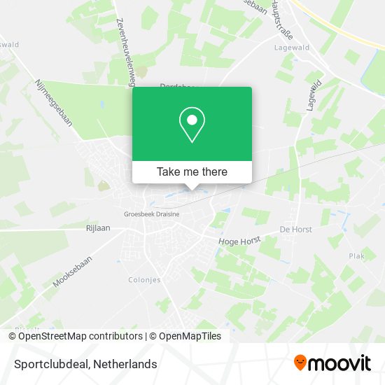 Sportclubdeal map