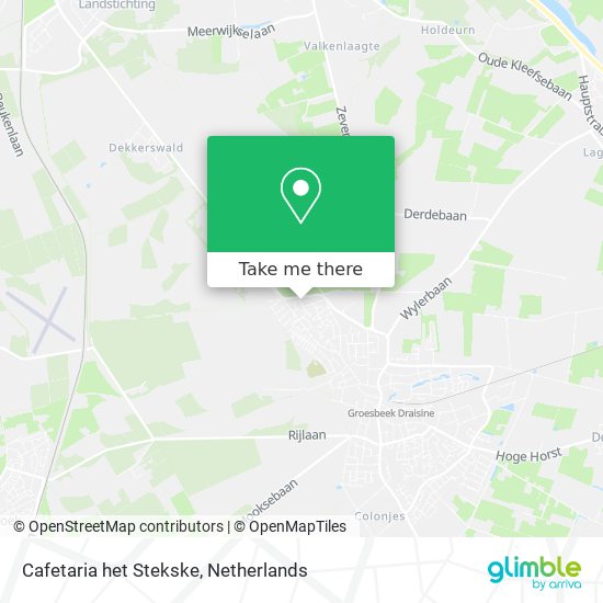 Cafetaria het Stekske map