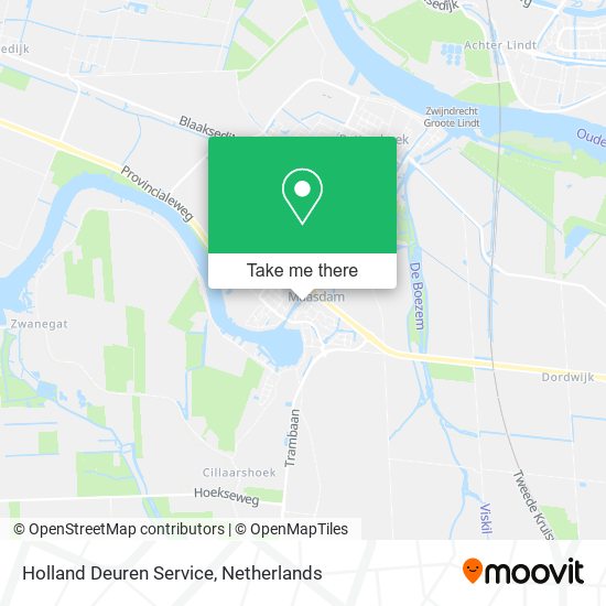 Holland Deuren Service map