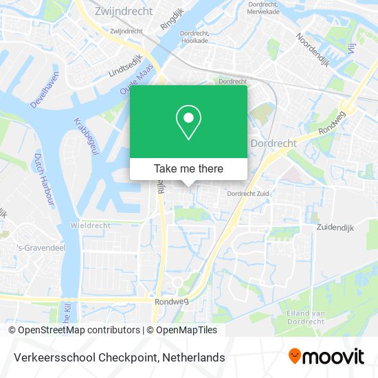 Verkeersschool Checkpoint map