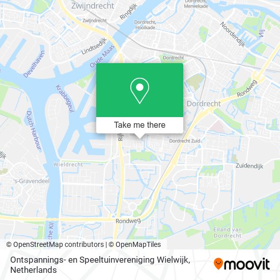 Ontspannings- en Speeltuinvereniging Wielwijk map