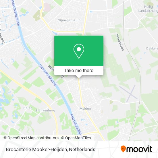 Brocanterie Mooker-Heijden map