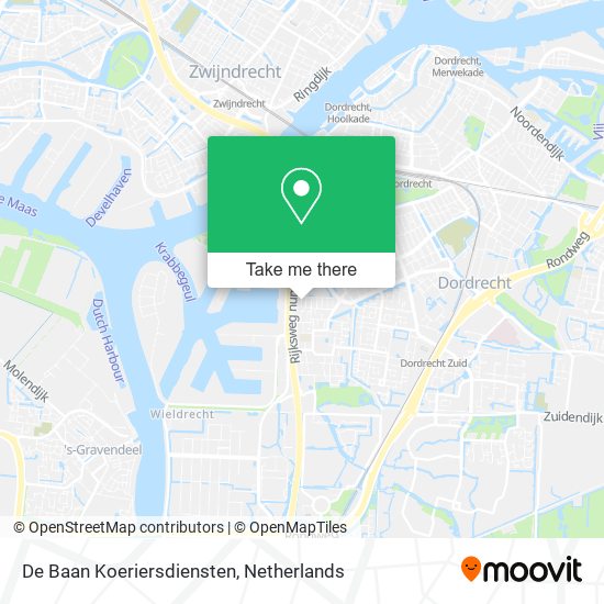 De Baan Koeriersdiensten map