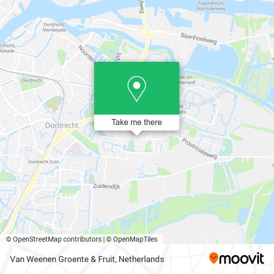 Van Weenen Groente & Fruit map