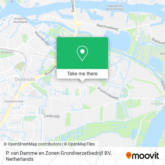 P. van Damme en Zonen Grondverzetbedrijf BV map