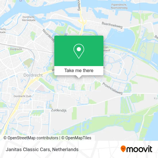 Janitas Classic Cars map