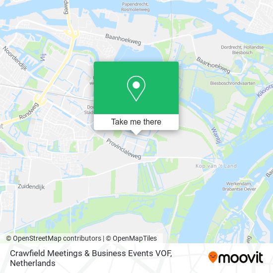 Crawfield Meetings & Business Events VOF map