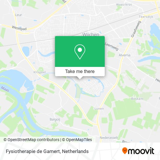 Fysiotherapie de Gamert map