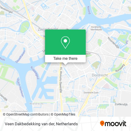 Veen Dakbedekking van der map