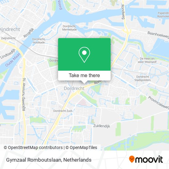 Gymzaal Romboutslaan map