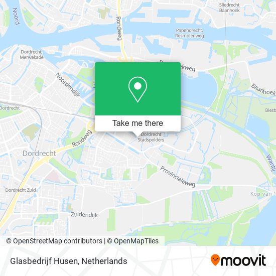Glasbedrijf Husen map