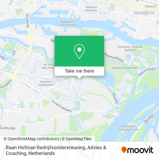 Baan Hofman Bedrijfsondersteuning, Advies & Coaching map