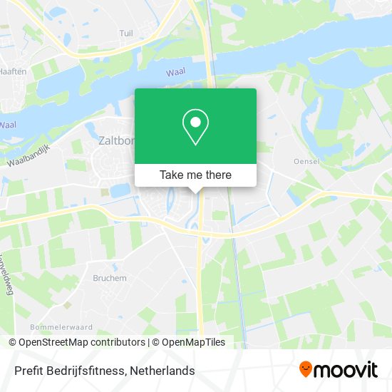 Prefit Bedrijfsfitness map