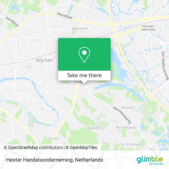 Hester Handelsonderneming map