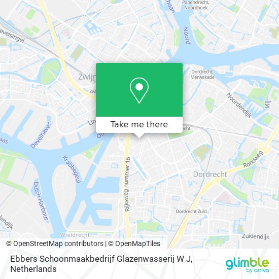 Ebbers Schoonmaakbedrijf Glazenwasserij W J map