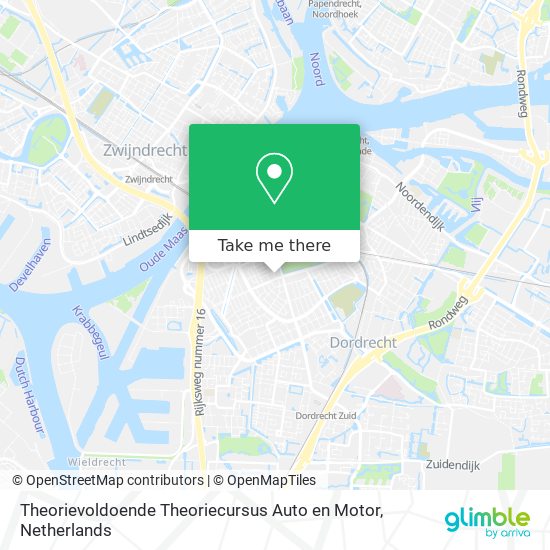 Theorievoldoende Theoriecursus Auto en Motor map