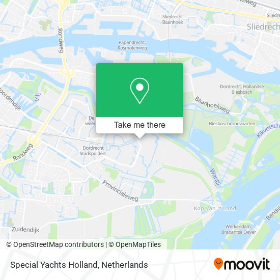 Special Yachts Holland map