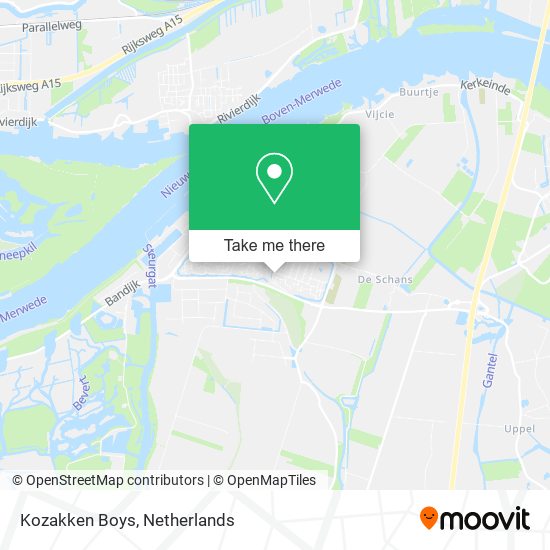 Kozakken Boys map