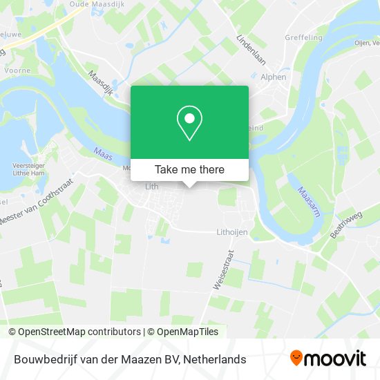 Bouwbedrijf van der Maazen BV map